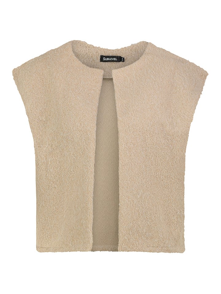Sublevel Kamizelka w kolorze beżowym rozmiar: L/XL