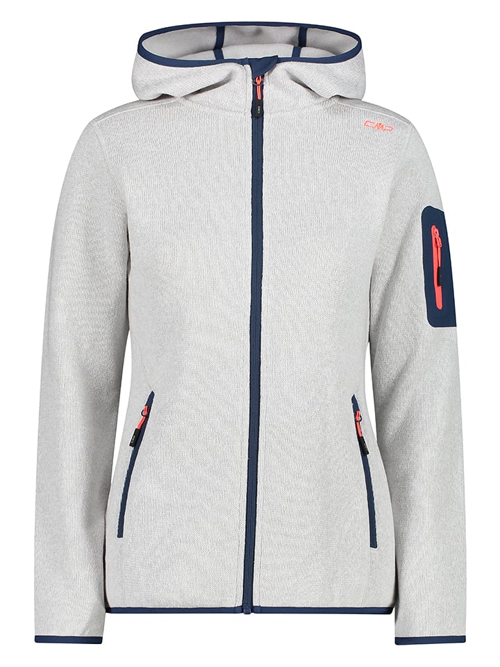 CMP Kurtka polarowa w kolorze białym rozmiar: 46