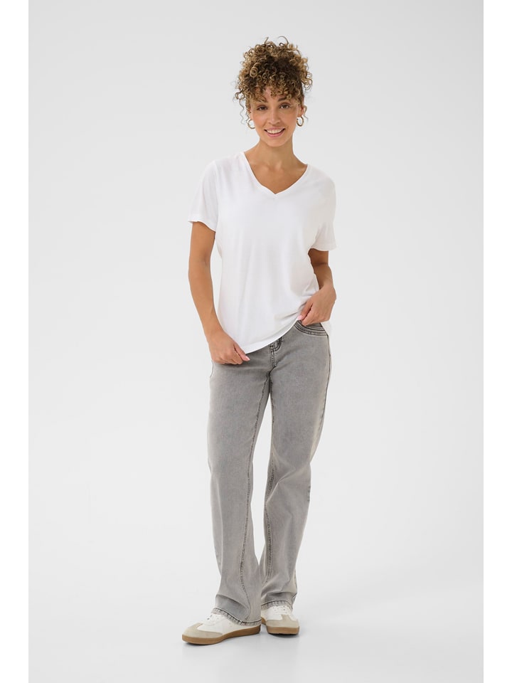 Kaffe Koszulka w kolorze białym rozmiar: M