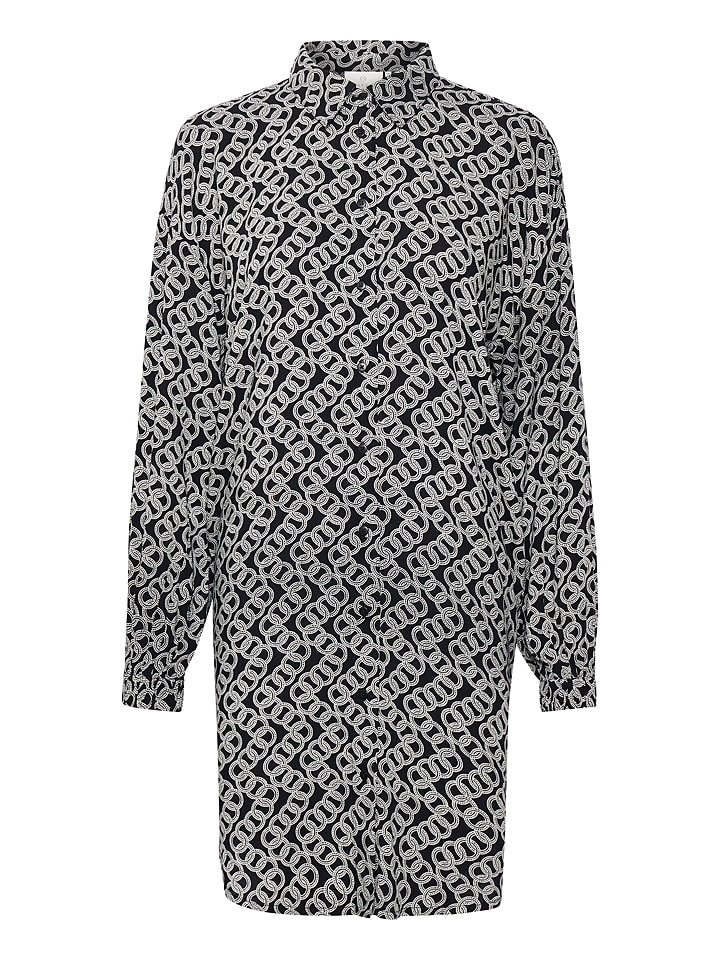 Kaffe Tunika "Lena" w kolorze czarno-białym rozmiar: 36