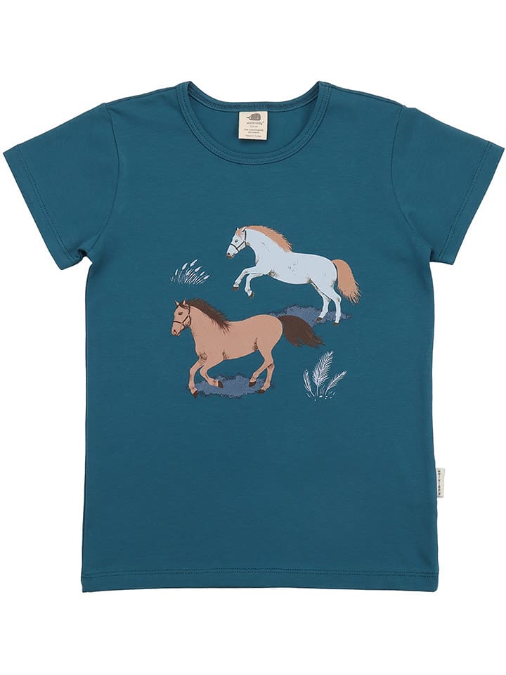 Walkiddy Koszulka w kolorze niebieskim rozmiar: 116