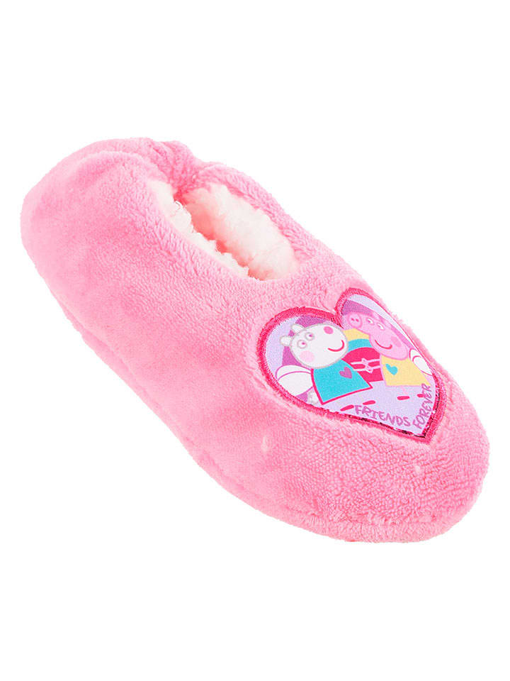 Peppa Pig Kapcie "Świnka Peppa" w kolorze jasnoróżowym rozmiar: 27-30
