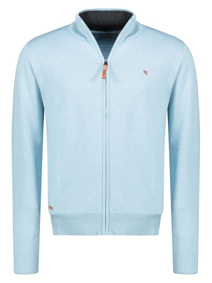 Geographical Norway Kardigan "Fregate" w kolorze błękitnym rozmiar: S