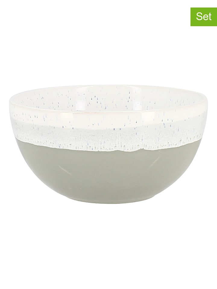 Ogo Living Miski (6 szt.) "Riga" w kolorze zielonym - 570 ml rozmiar: onesize