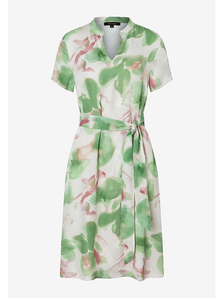 More & More Sukienka w kolorze biało-zielonym rozmiar: 36