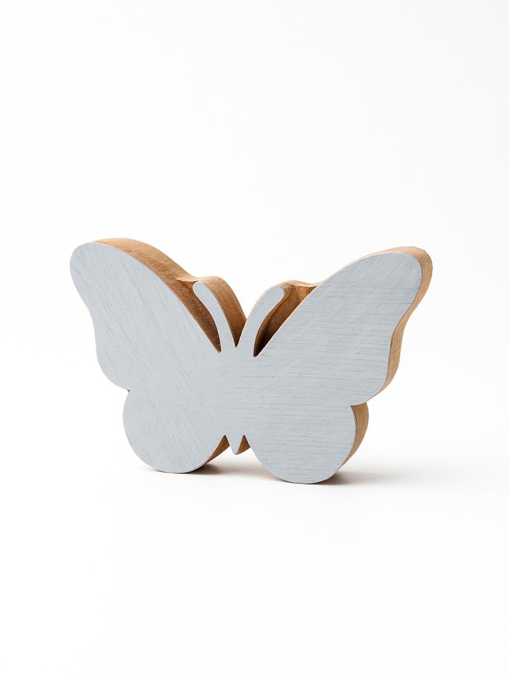 Samimi Stempel "Butterfly" w kolorze jasnobrązowo-białym - 8 x 6 cm rozmiar: onesize