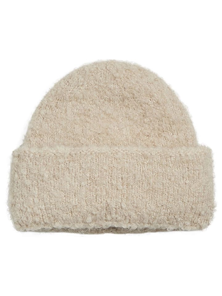 MOSS COPENHAGEN Czapka "Dunya" w kolorze beżowym rozmiar: onesize