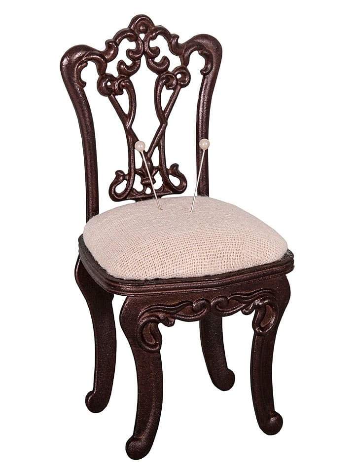 Anticline Krzesło w kolorze kremowo-brązowym - 7 x 14,5 x 6 cm rozmiar: onesize