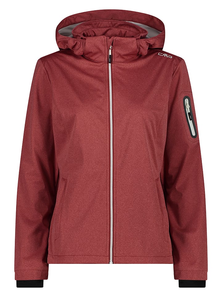 cmp Kurtka softshellowa w kolorze czerwonym rozmiar: 38
