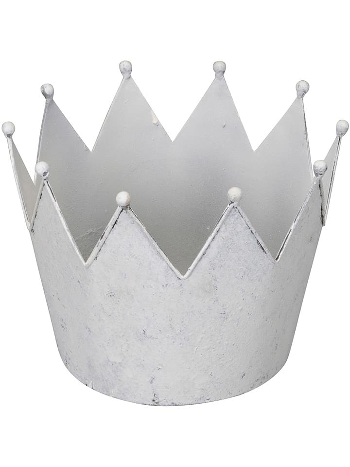 POSIWIO Miska dekoracyjna w kolorze białym - wys. 21,5 x Ø 29 cm rozmiar: onesize