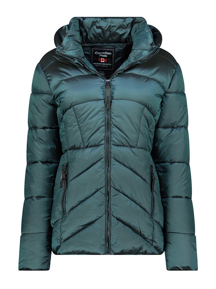 Canadian Peak Kurtka pikowana "Blancheak" w kolorze zielonym rozmiar: XXL