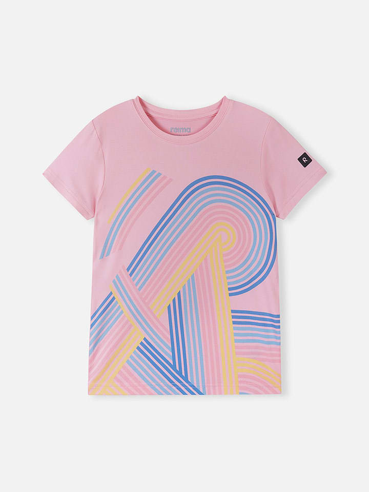 Reima Koszulka "Vauhdikas" w kolorze jasnoróżowym rozmiar: 110