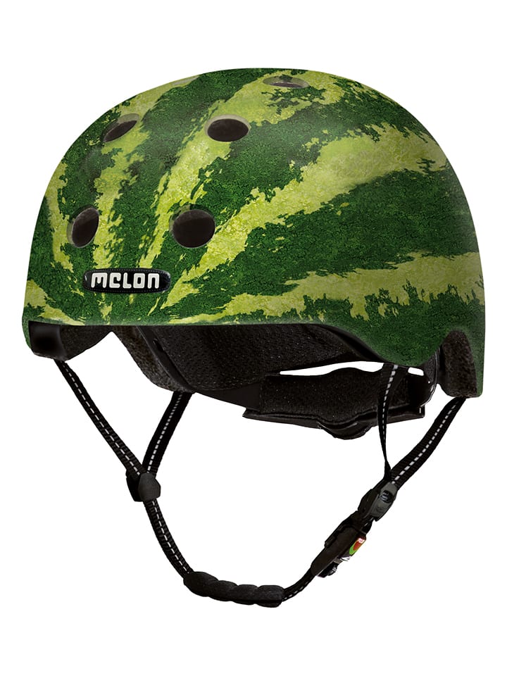 Melon Helmets Kask rowerowy "Real Melon" w kolorze zielonym rozmiar: 58-63 cm