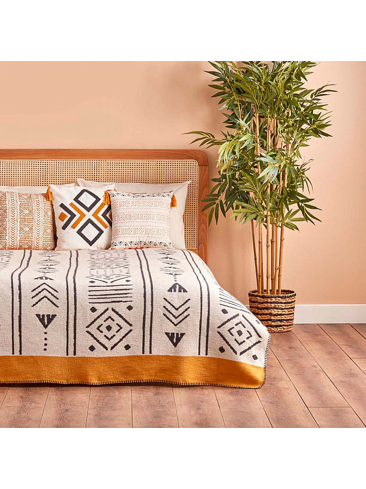 BELLA MAISON Narzuta "Anchal" w kolorze antracytowo-białym - 200 x 150 cm rozmiar: onesize