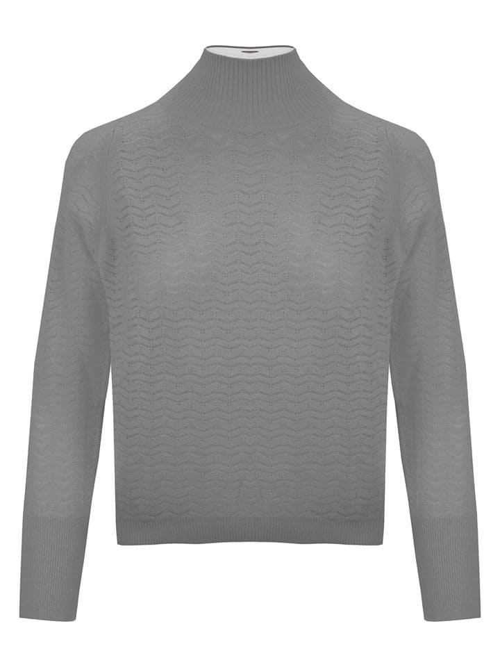 Malo Optimum Sweter w kolorze szarym rozmiar: M