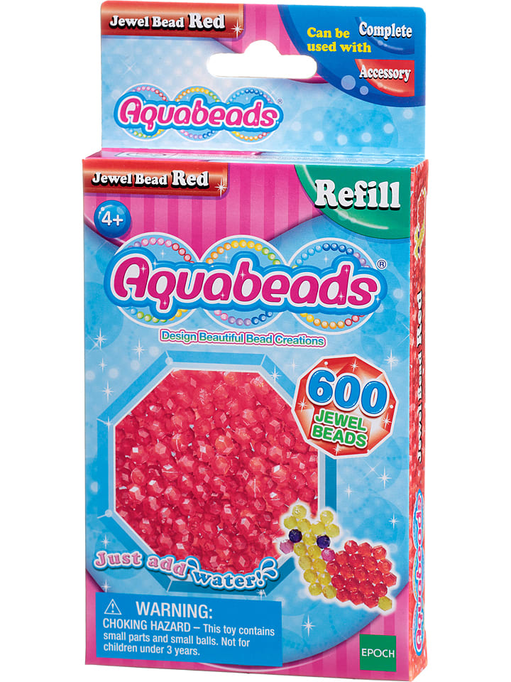 Aquabeads Zestaw koralików w kolorze czerwonym - 4+ rozmiar: onesize