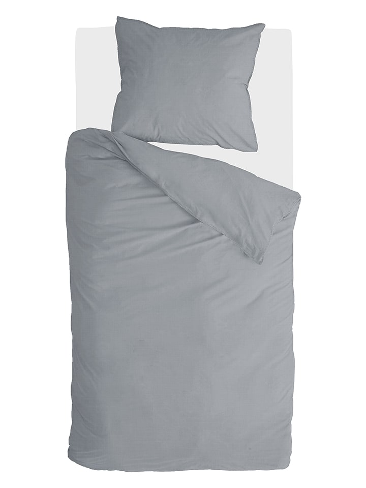 Walra Komplet pościeli "Vintage" w kolorze szarym rozmiar: 140x220 cm