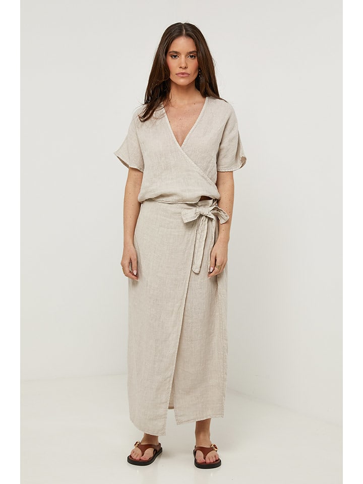 Rodier Lin 2-częściowy zestaw w kolorze kremowym rozmiar: S/M