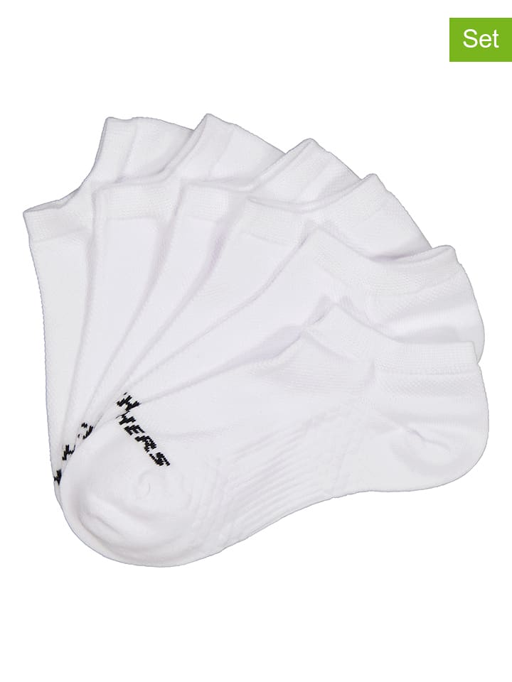 Skechers Skarpety (6 par) w kolorze białym rozmiar: 43-46