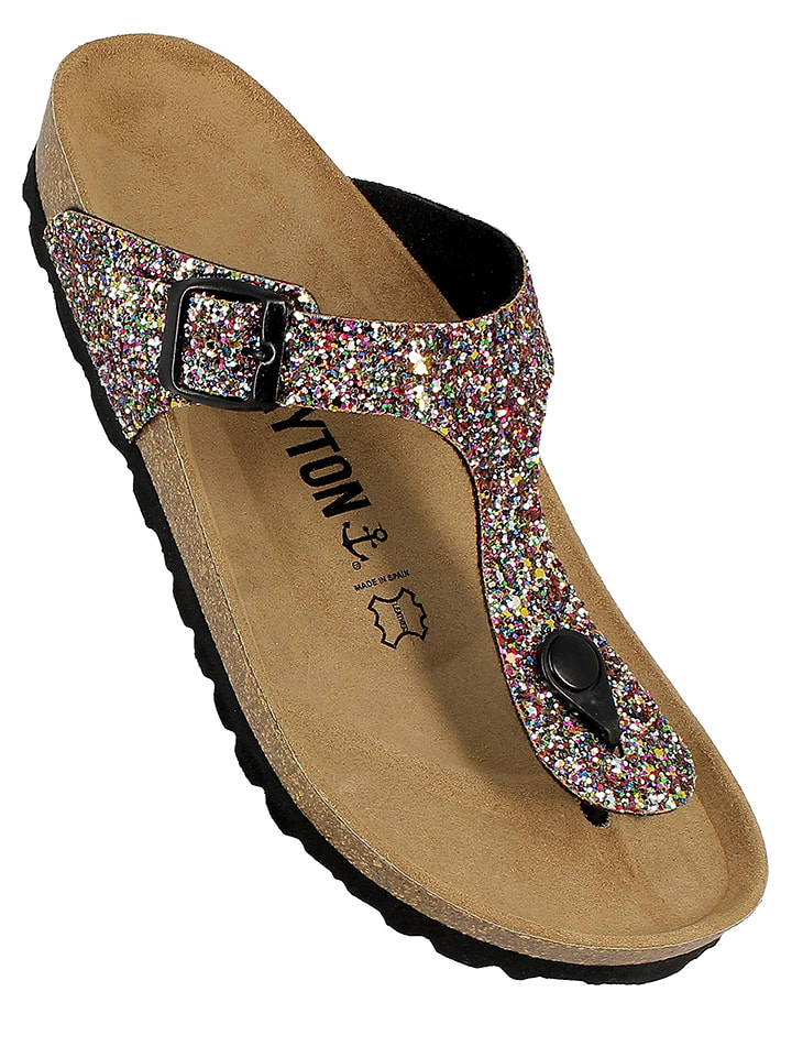 BAYTON Japonki "Mercure" ze wzorem rozmiar: 40