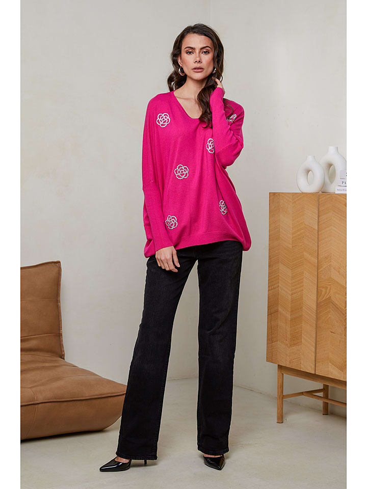 Soft Cashmere Sweter w kolorze różowym rozmiar: 38/40