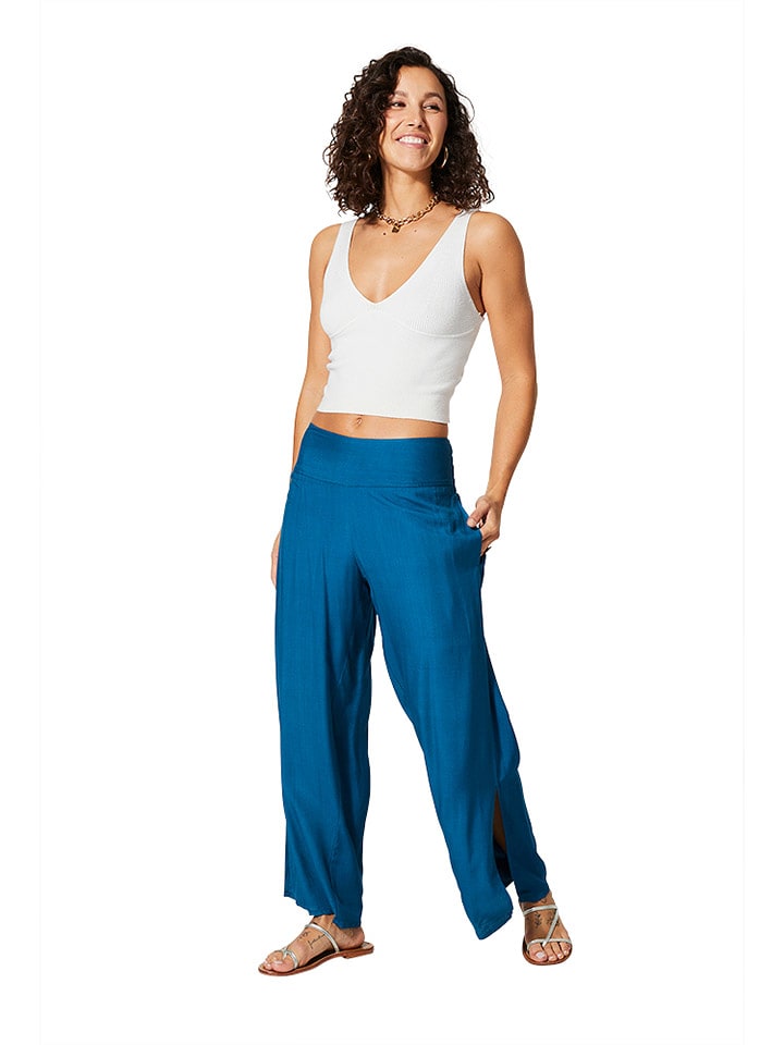 Aller Simplement Spodnie w kolorze niebieskim rozmiar: 38/40