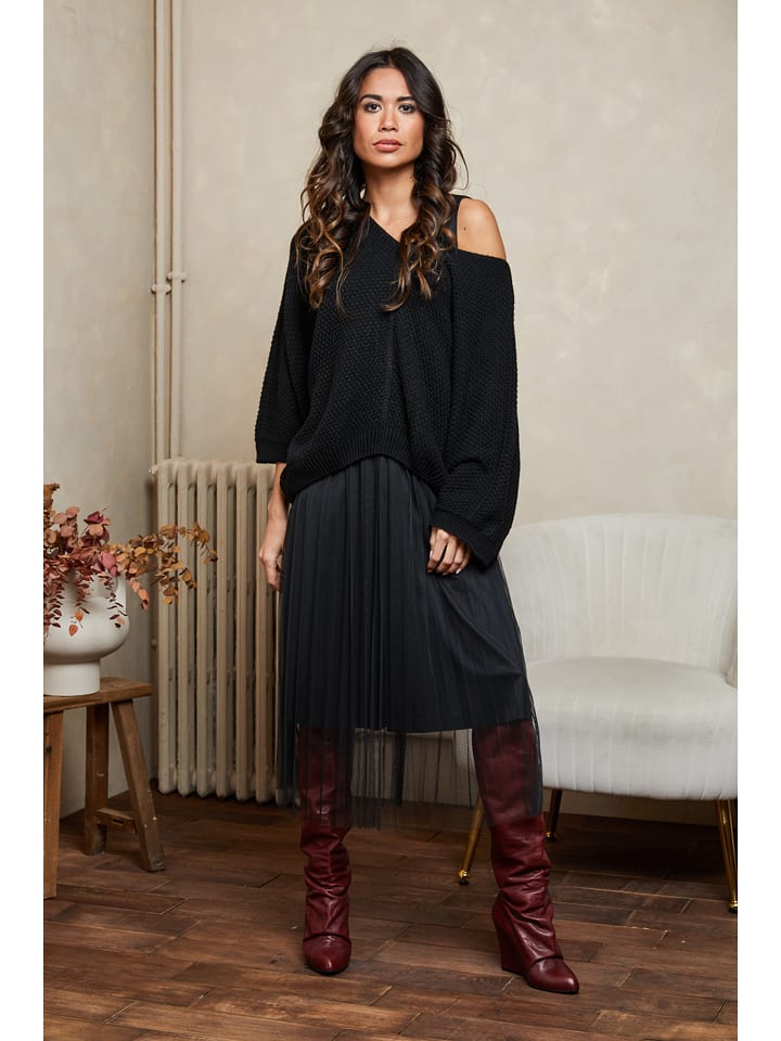 Joséfine 2-częściowy zestaw "Celene" w kolorze czarnym rozmiar: S