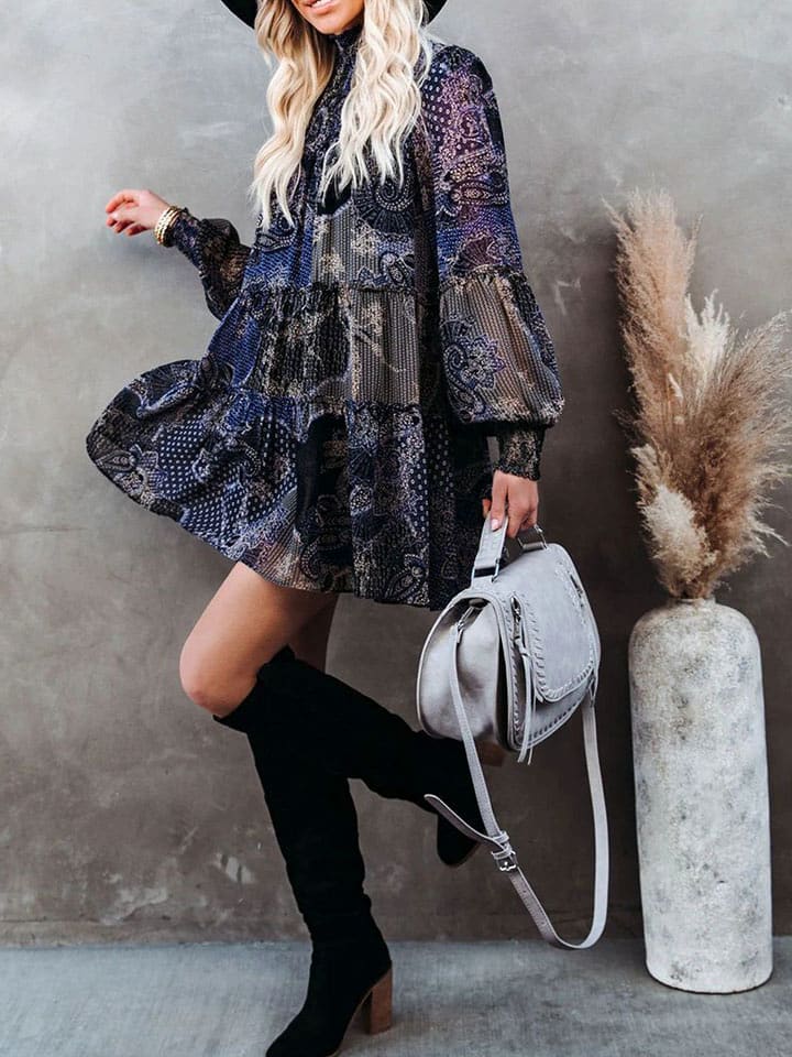 Milan Kiss Sukienka w kolorze granatowo-czarnym rozmiar: M