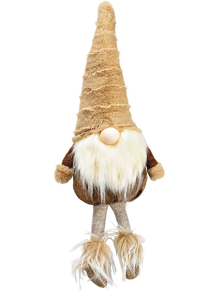 G. Wurm Figurka w kolorze brązowo-beżowym do siedzenia na krawędzi - 21 x 55 x 14 cm rozmiar: onesize