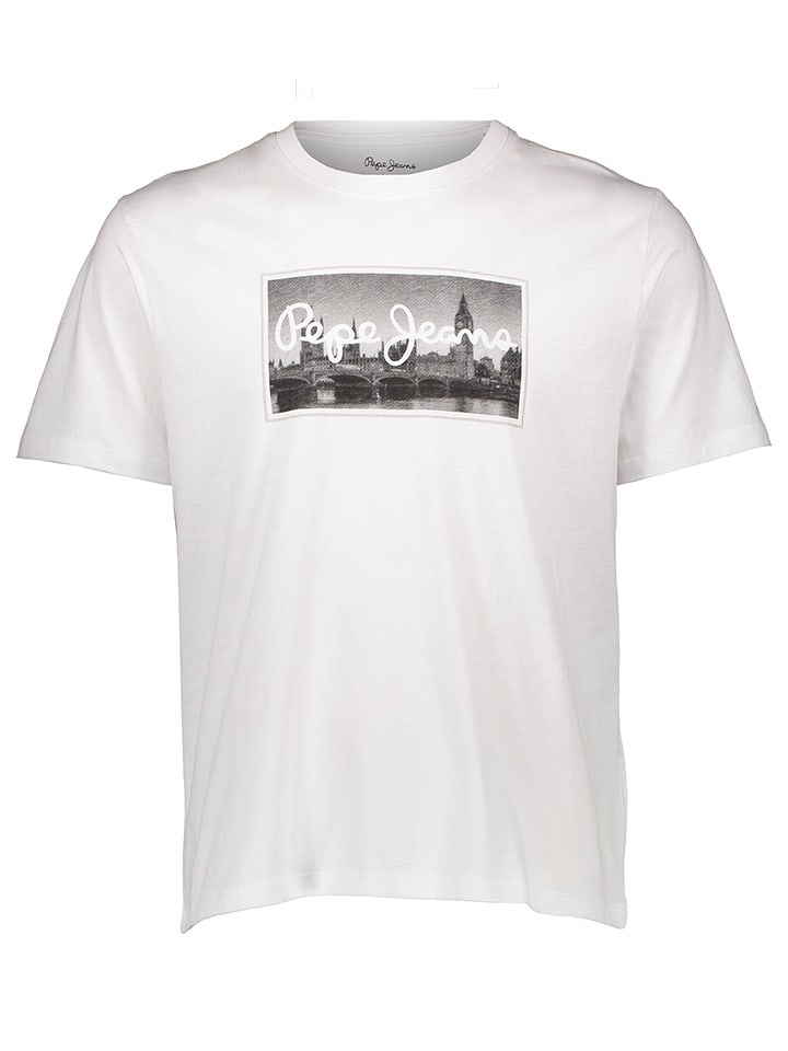 Pepe Jeans Koszulka w kolorze białym rozmiar: XL