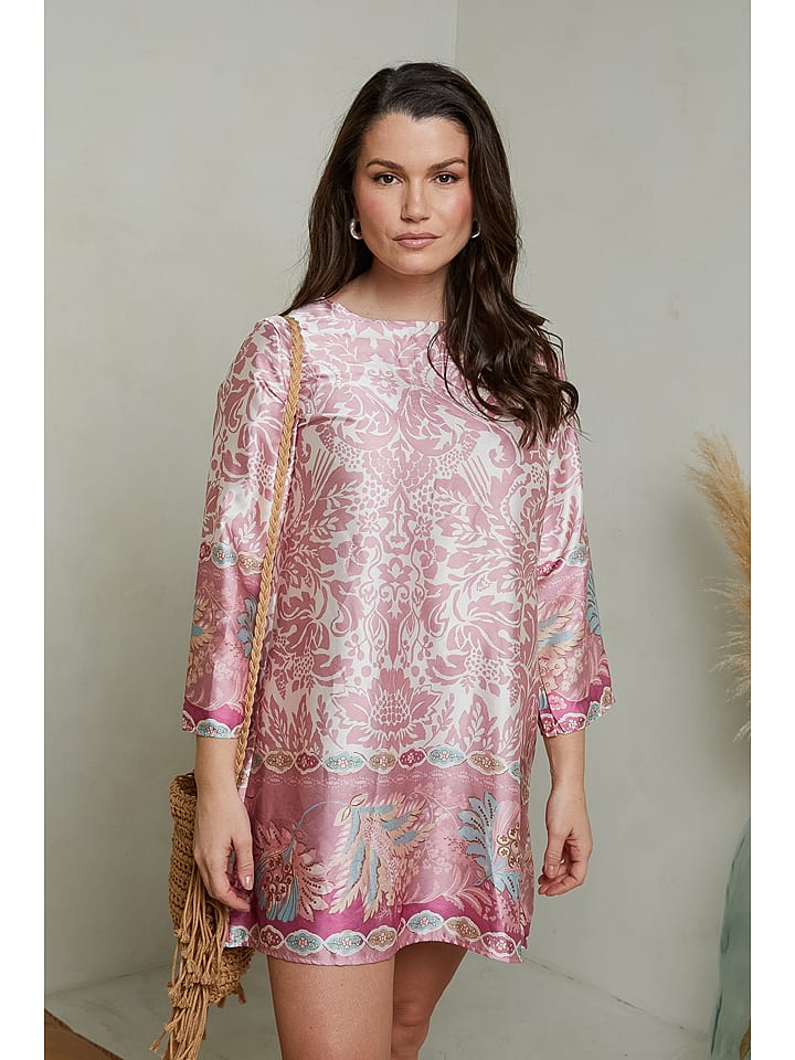 Curvy Lady Sukienka w kolorze jasnoróżowym rozmiar: 48/50