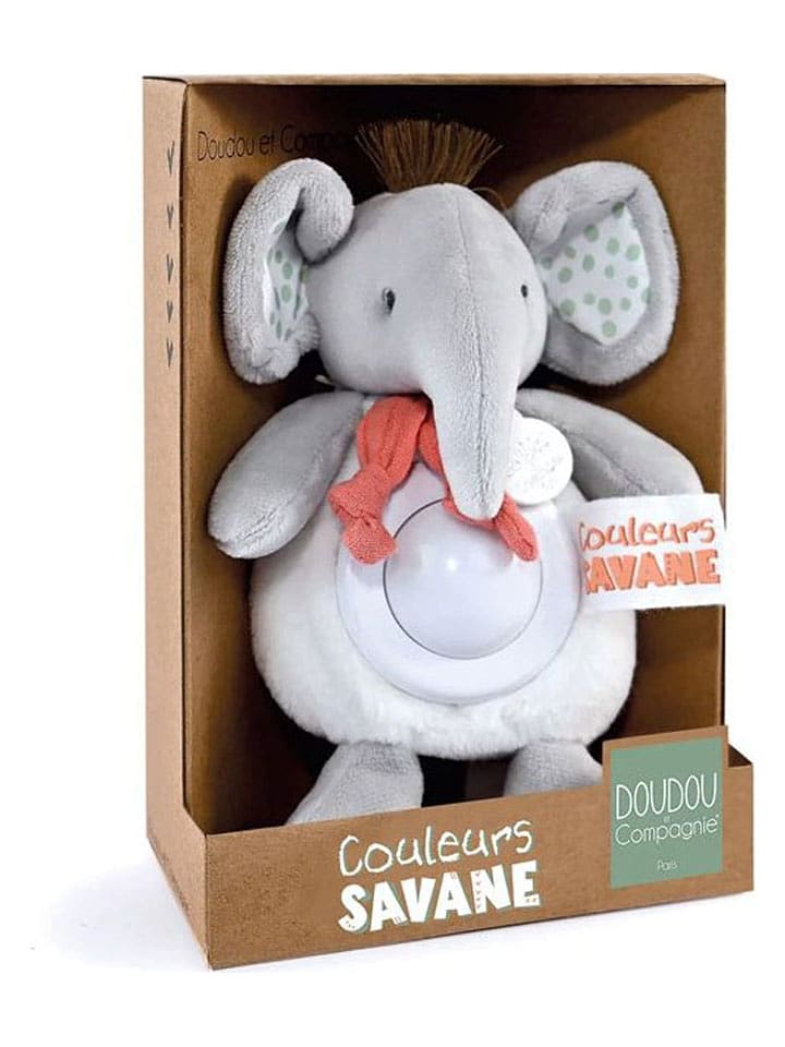 DOUDOU Lampka nocna "Elefant" w kolorze szarym rozmiar: onesize