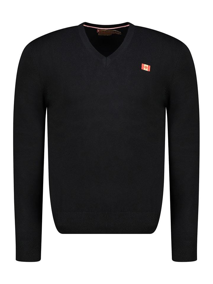 Canadian Peak Sweter "Felineak" w kolorze czarnym rozmiar: L