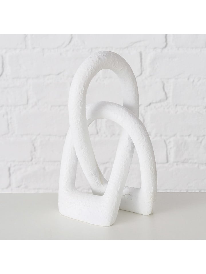 Boltze Dekoracja "Tetrys" w kolorze białym - 12 x 20 x 8 cm rozmiar: onesize