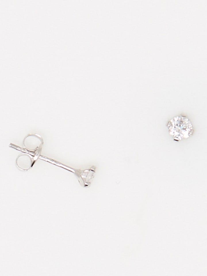 OR ÉCLAT Złote kolczyki-wkrętki "Simply You" z kryształami rozmiar: onesize