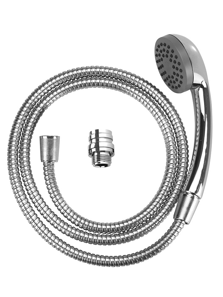 Wenko Słuchawka w kolorze srebrnym do umywalki - dł. 170 cm rozmiar: onesize