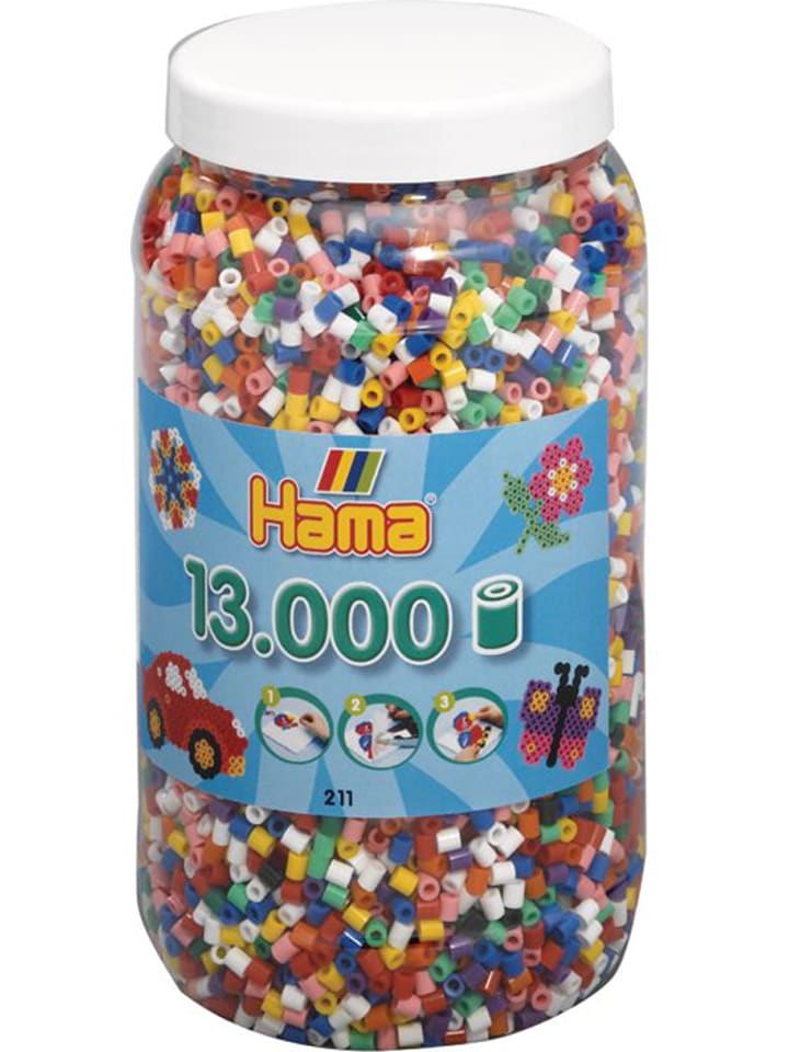 Hama 13000-zestaw koralików do prasowanek - 5+ rozmiar: onesize