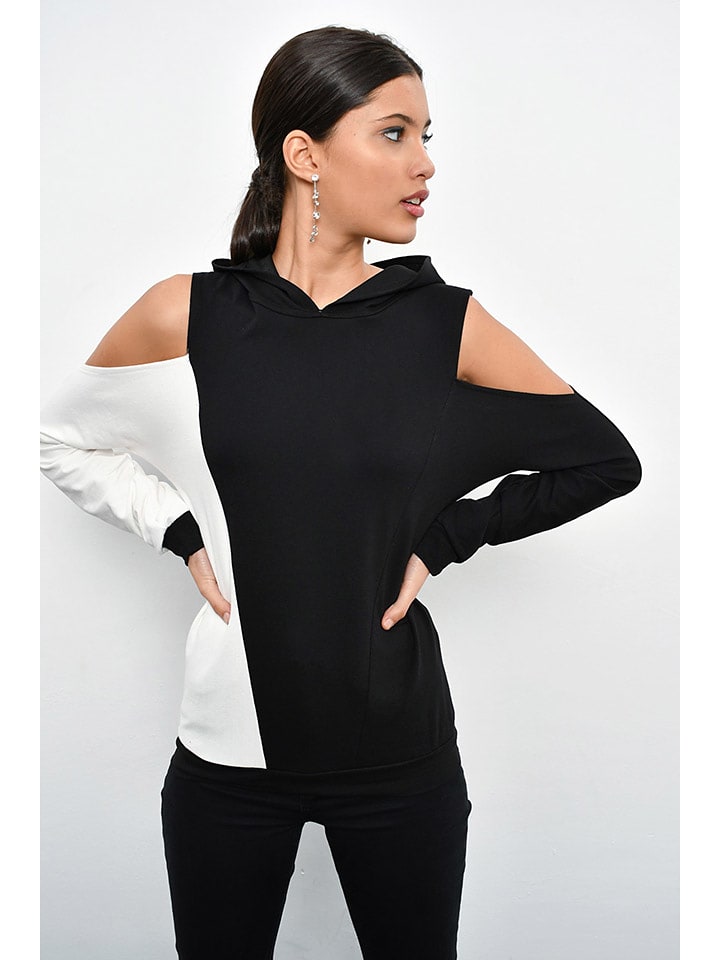 Cool and sexy Bluza w kolorze czarno-białym rozmiar: S