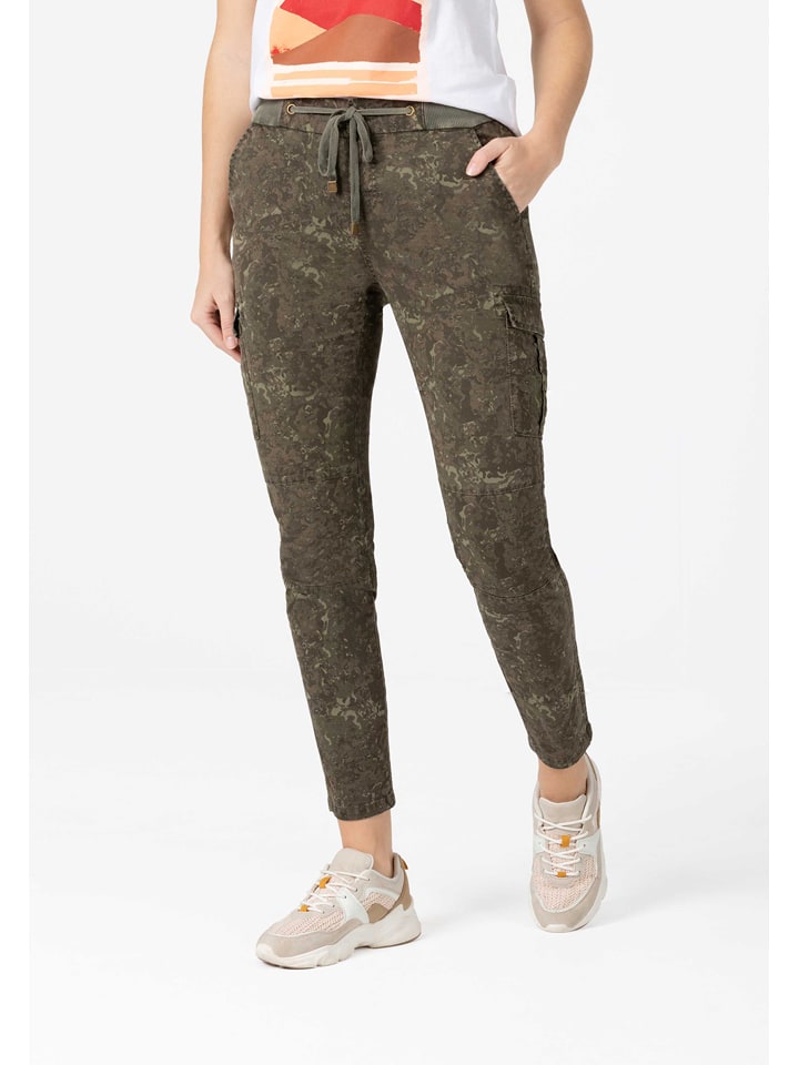 Timezone Bojówki w kolorze khaki rozmiar: W26