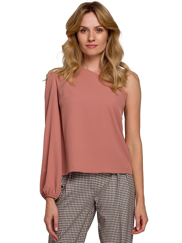 Makover Bluzka w kolorze różowym rozmiar: XXL