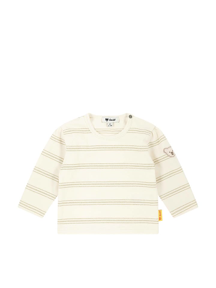 Steiff Koszulka w kolorze kremowym rozmiar: 92