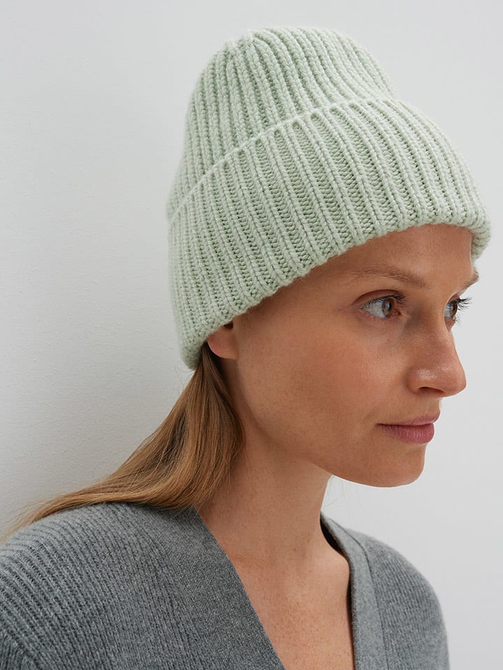 Someday Czapka "Beky" w kolorze jasnozielonym rozmiar: onesize