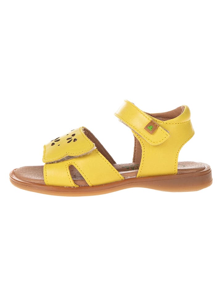 El Naturalista Skórzane sandały w kolorze żółtym rozmiar: 26