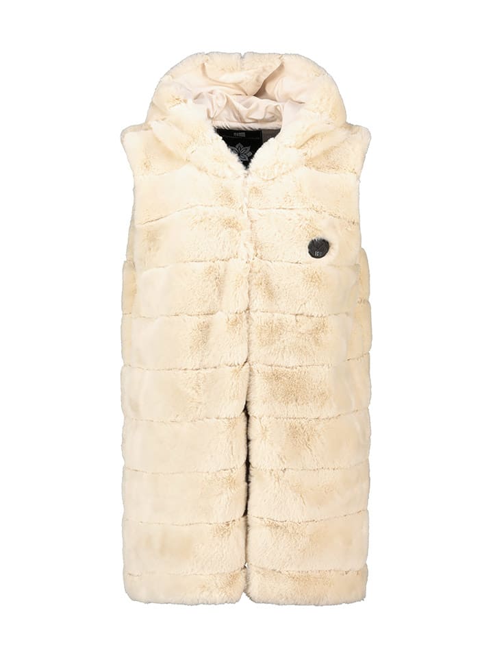 Geographical Norway Kamizelka polarowa "Uphemere" w kolorze kremowym rozmiar: L