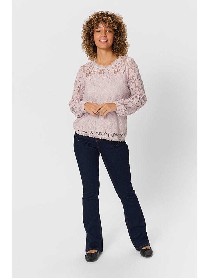 Cream Bluzka "Kit" w kolorze jasnoróżowym rozmiar: L