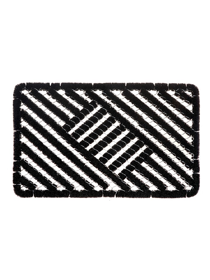 Hanse Home Wycieraczka w kolorze czarnym z włókna kokosowego rozmiar: 45x75 cm