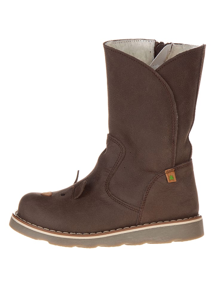 El Naturalista Skórzane kozaki zimowe w kolorze brązowym rozmiar: 30