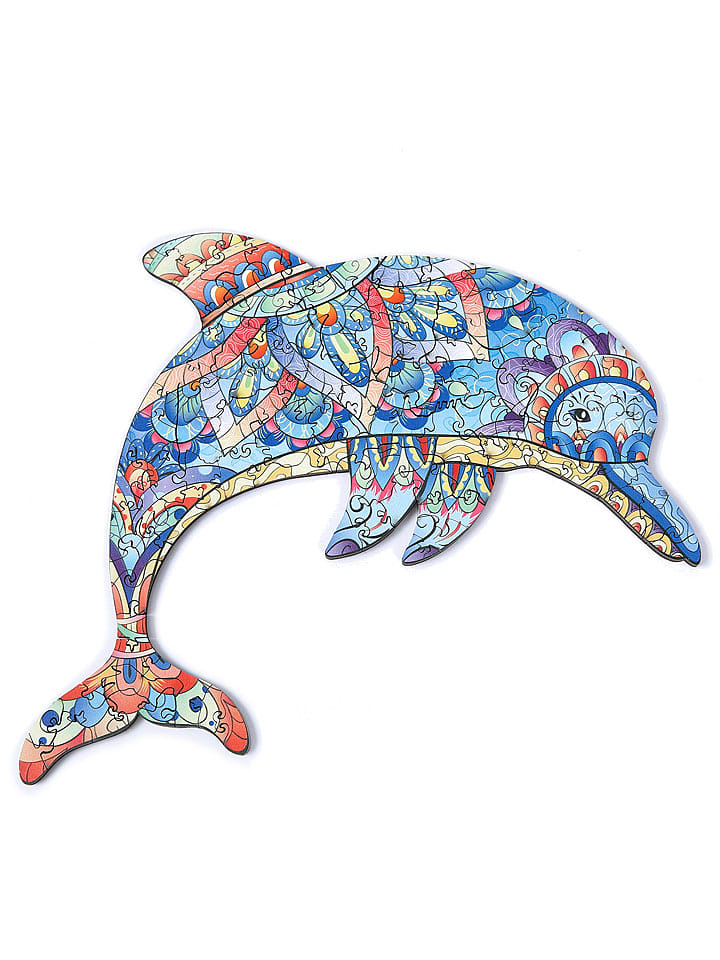 DAM Drewniane puzzle "Delfin" - 3+ rozmiar: onesize