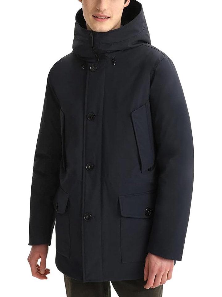 Woolrich Parka puchowa w kolorze granatowym rozmiar: XL