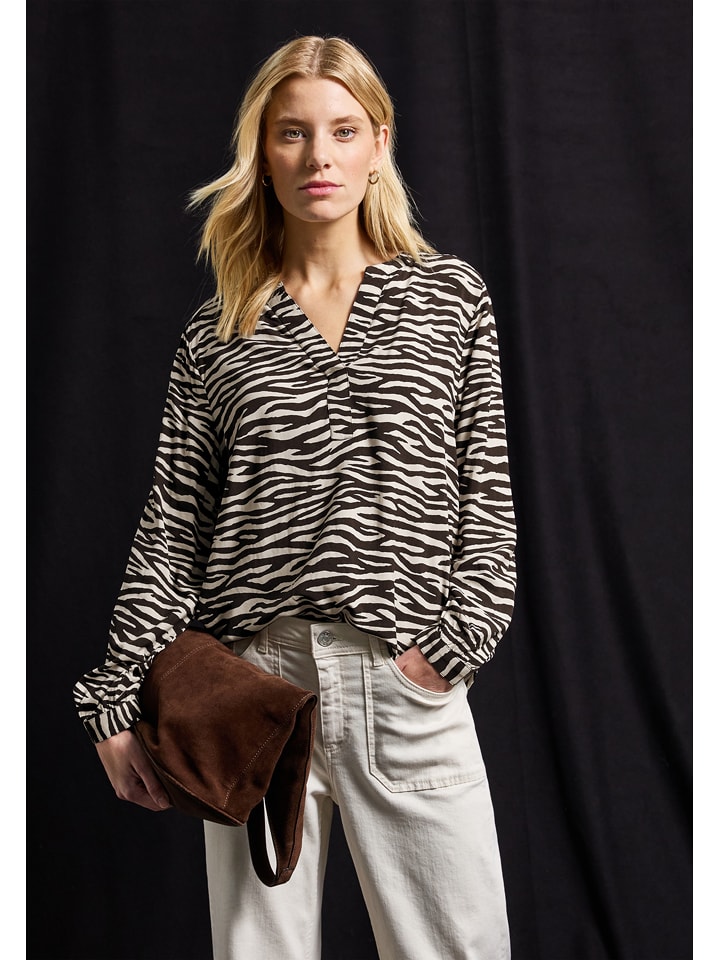 Cecil Bluzka w kolorze brązowo-białym rozmiar: 36